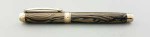 Trinity Rollerball Pen made from Yellow and Black M3 Mokome metal resin