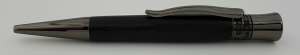 Merlin Pen made from Bog Oak finished in Gun Metal fittings